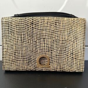 Salvatore Ferragamo Vintage Top Handle Clutch Bag – Made in Italy